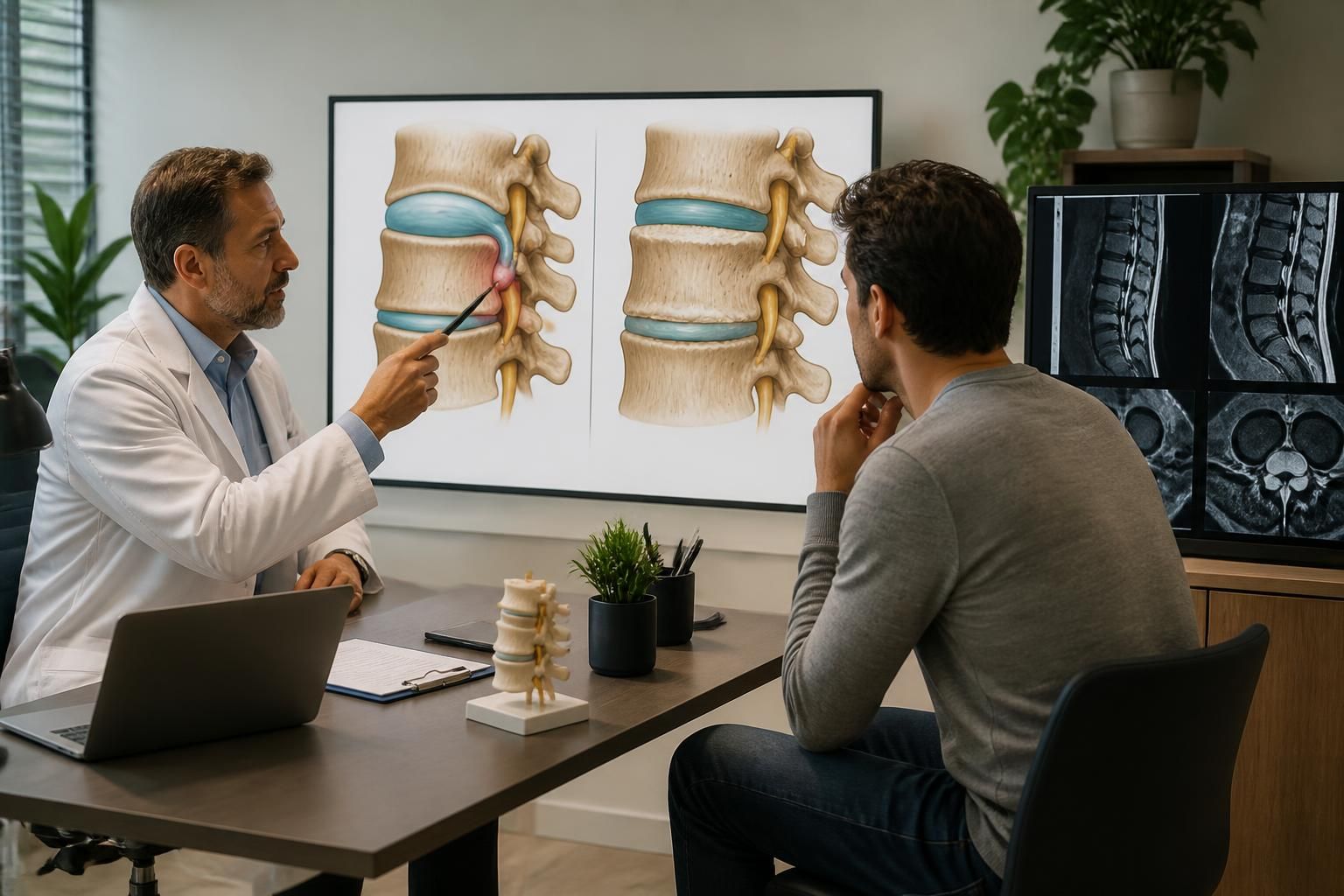 Hernie discale et discopathie : comprendre les différences 19 découvrez les différences entre hernie discale et discopathie, leurs causes, symptômes et traitements pour mieux comprendre ces affections du dos.