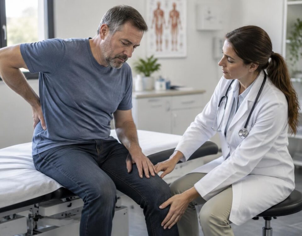 Herniated disc and sciatica: when to reassess symptoms 27 hernie discale et sciatique : découvrez quels changements de symptômes doivent inciter à réévaluer la situation et à consulter un professionnel de santé.