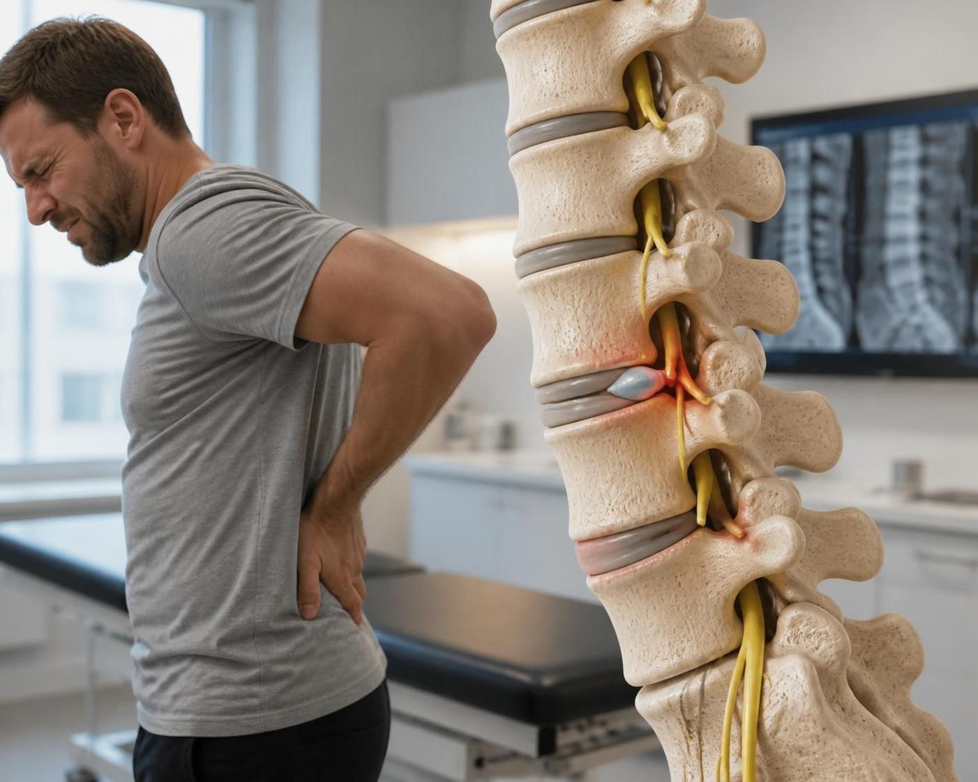 Hernie discale et spondylolisthésis : irritation nerveuse possible 23 découvrez les liens entre hernie discale et spondylolisthésis, leurs symptômes et comment l'irritation nerveuse peut affecter votre santé.