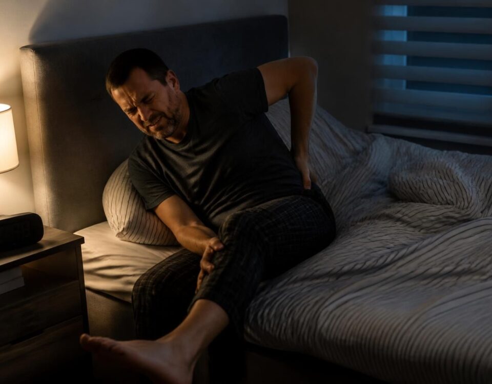 Sciatique à Terrebonne : douleur qui réveille la nuit 25 découvrez comment soulager la sciatique à terrebonne, une douleur intense qui peut réveiller la nuit. conseils et traitements efficaces pour retrouver un sommeil paisible.