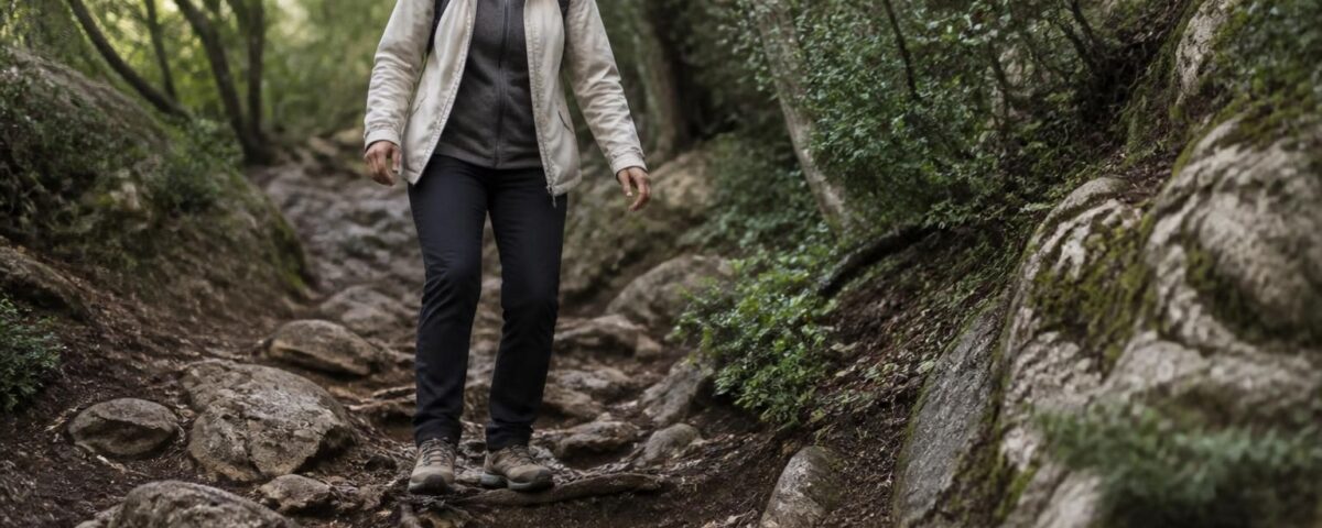 Sciatique et marche sur terrain irrégulier : prudence nécessaire 12 découvrez pourquoi la marche sur terrain irrégulier nécessite une vigilance particulière pour les personnes souffrant de sciatique, afin d'éviter douleurs et complications.