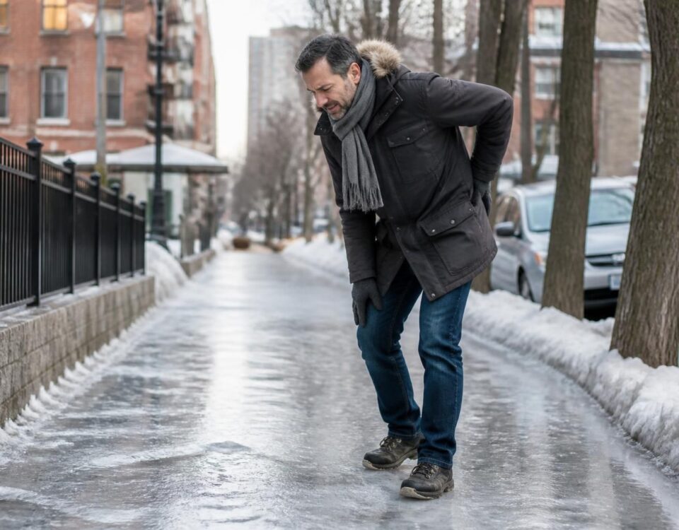 Sciatique et marche sur trottoir glacé : tension et protection musculaire 25 découvrez comment la marche sur trottoir glacé peut provoquer des tensions sciatiques et apprenez des techniques efficaces pour protéger vos muscles et prévenir la douleur.