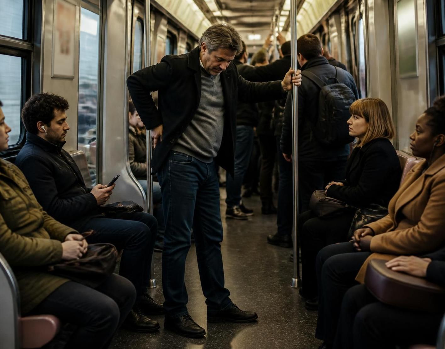Sciatique et métro : rester debout ou assis ? 21 découvrez les conseils pour soulager la sciatique dans le métro : vaut-il mieux rester debout ou s’asseoir pour prévenir la douleur et améliorer votre confort ?