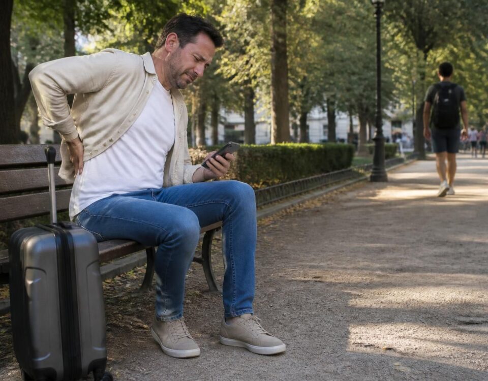 découvrez comment identifier une aggravation de la sciatique lors de vos voyages et les conseils pour mieux gérer la douleur en déplacement.