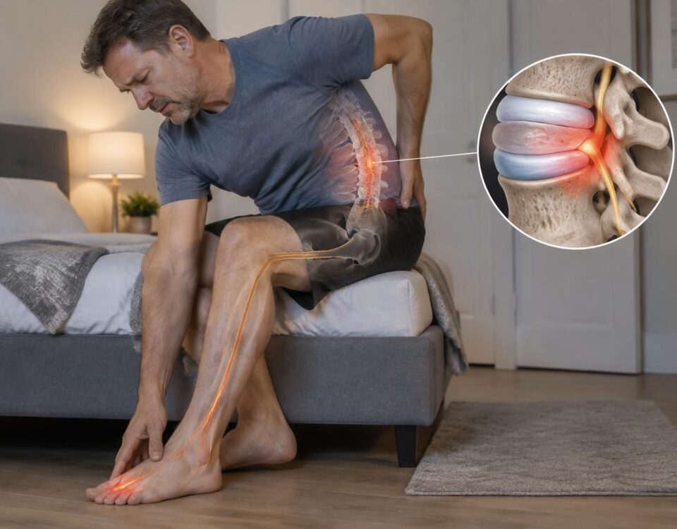 une protrusion discale peut-elle provoquer une douleur au gros orteil ? comprenez le lien avec les nerfs, les symptômes associés et quand consulter.