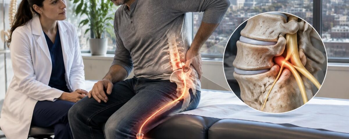 Sciatica in Montreal: understanding L5-S1 foraminal compression 12 découvrez la compression foraminale l5-s1, une cause possible de sciatique à montréal : symptômes, diagnostic et options de prise en charge.