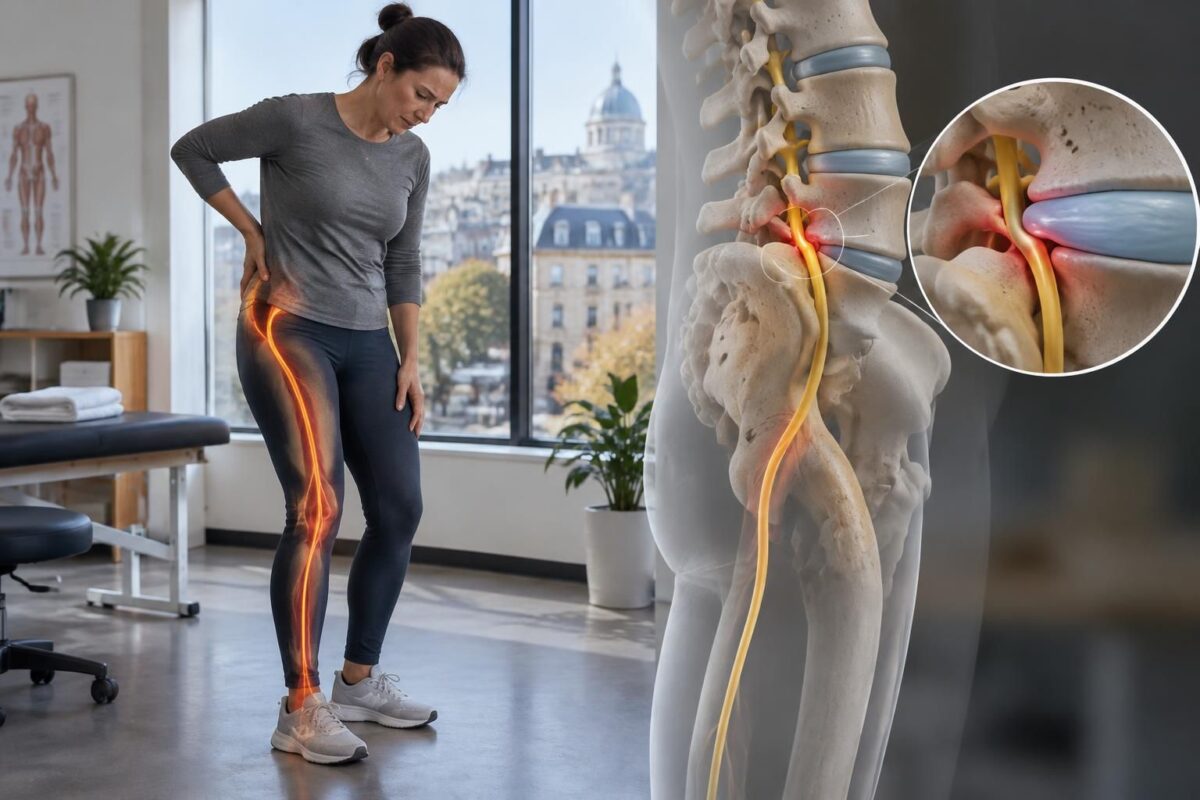 comprenez comment une racine nerveuse, un disque ou un foramen peuvent causer une sciatique, et découvrez les options de prise en charge à montréal.