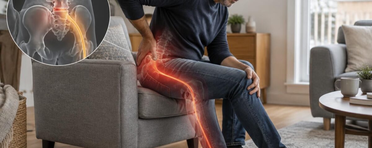 Sciatique à Terrebonne : hernie L5-S1 et douleur vers le pied 14 sciatique à terrebonne liée à une hernie l5-s1 : comprenez la douleur qui descend jusqu’au pied et découvrez les options pour soulager vos symptômes.