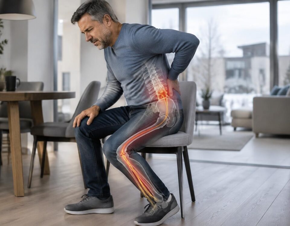 Sciatique à Terrebonne : protrusion L4-L5 et douleur dans la jambe 25 découvrez comment une protrusion l4-l5 peut provoquer une sciatique et une douleur dans la jambe, et quelles options de prise en charge explorer à terrebonne.
