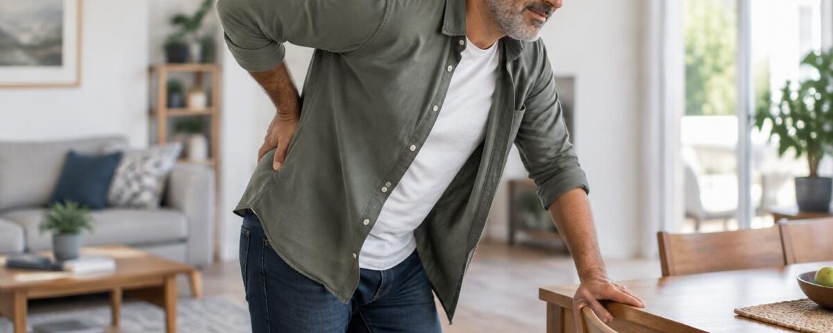 sciatique soulagée en se penchant : découvrez pourquoi ce signe peut évoquer une sténose lombaire, les symptômes associés et quand consulter un professionnel de santé.