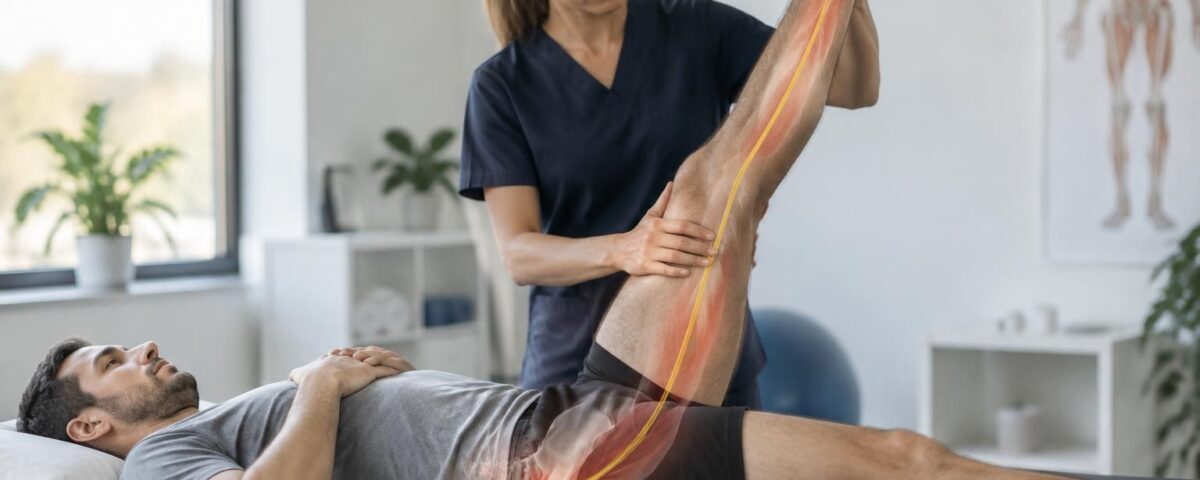 Sciatica and hamstring stretching: possible nerve tension 13 sciatique et étirement des ischio-jambiers : découvrez comment distinguer une tension musculaire d’une irritation nerveuse et quels signes surveiller.