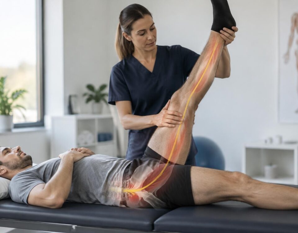 Sciatica and hamstring stretching: possible nerve tension 26 sciatique et étirement des ischio-jambiers : découvrez comment distinguer une tension musculaire d’une irritation nerveuse et quels signes surveiller.